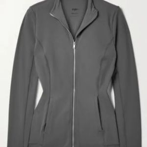 NIKE Women's YOGA Luxe Dri-FIT Full-Zip Jacket  Dark Smoke Grey